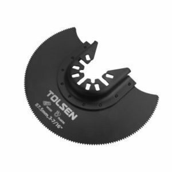 Tolsen 3-1/2 Segment Saw Blade Compatible With Most Oscillating Multi Tools 76847